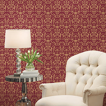 Galerie Wallcoverings Product Code 95505 - Ornamenta 2 Wallpaper Collection - Red Gold Colours -  