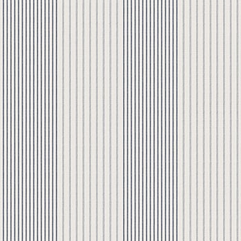 Galerie Wallcoverings Product Code 9811-1 - Essential Stripes Wallpaper Collection - Dark Blue Colours -  