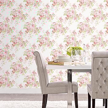 Galerie Wallcoverings Product Code AB27612 - Abby Rose 3 Wallpaper Collection - Pink Green Colours -  