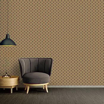 Galerie Wallcoverings Product Code AC60023 - Absolutely Chic Wallpaper Collection - Brown Metallic Black Colours -  