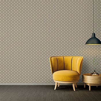 Galerie Wallcoverings Product Code AC60024 - Absolutely Chic Wallpaper Collection - Beige Grey Metallic Colours -  