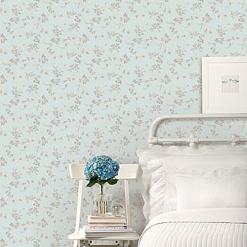 Galerie Wallcoverings Product Code AF37706 - Abby Rose 4 Wallpaper Collection - Turquoise Grey Colours -  