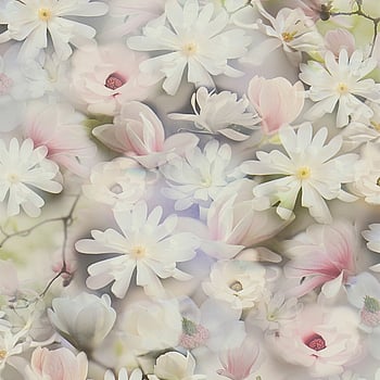 Galerie Wallcoverings Product Code BW51033 - Blooming Wild Wallpaper Collection - Blue Green Lilac White Colours -  