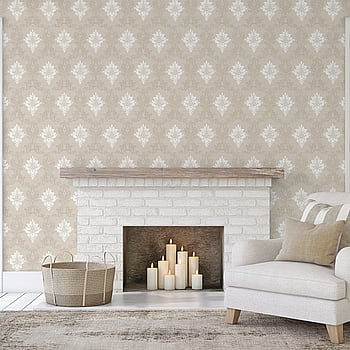 Galerie Wallcoverings Product Code CI38242 - Classic Silks 4 Wallpaper Collection - Lt. Creams Colours -  