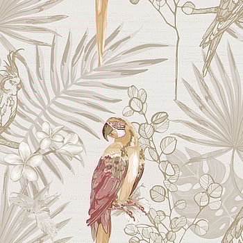 Galerie Wallcoverings Product Code CM27001 - Botanica Wallpaper Collection - Red Colours -  