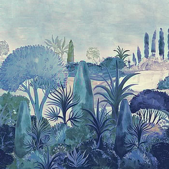 Galerie Wallcoverings Product Code DW2029 - Designer Walls Wallpaper Collection - Twilight Blue Lilac Colours -  