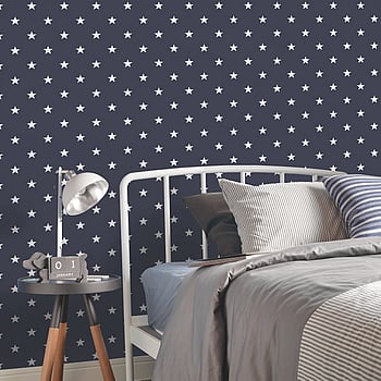 Galerie Wallcoverings Product Code G23107 - Deauville 2 Wallpaper Collection - Navy Blue White Colours -  