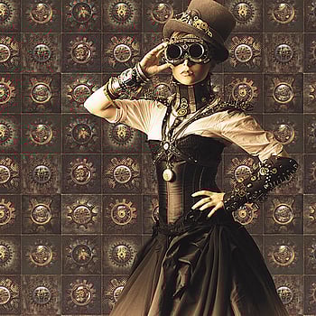 Galerie Wallcoverings Product Code G56227 - Steampunk Wallpaper Collection - Bronze Brown Colours -  