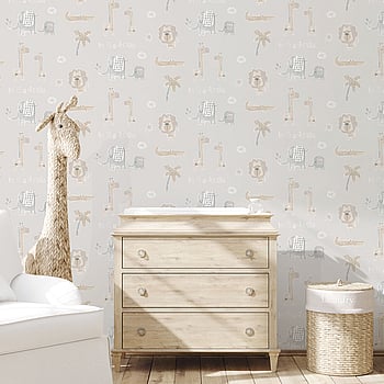 Galerie Wallcoverings Product Code G78379 - Tiny Tots 2 Wallpaper Collection - Greige Tan Colours -  