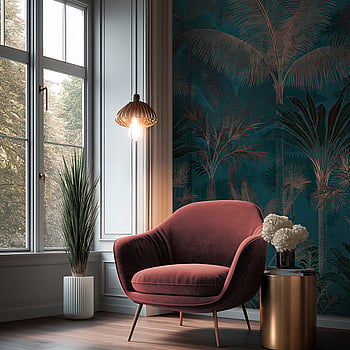 Galerie Wallcoverings Product Code HV41111M - Havana 2 Wallpaper Collection - Blue, Green Colours -  