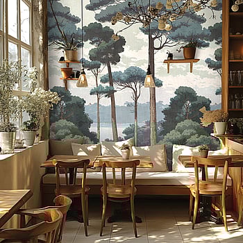 Galerie Wallcoverings Product Code HZ62085M - Horizon Wallpaper Collection - Brown Cream Green Colours -  