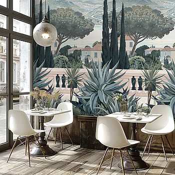 Galerie Wallcoverings Product Code HZ62087M - Horizon Wallpaper Collection - Blue Brown Cream Colours -  