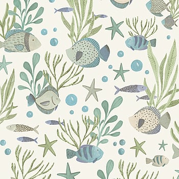 Galerie Wallcoverings Product Code LD3309 - Little Dreamers Wallpaper Collection - Aqua Colours -  