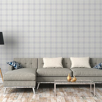 Galerie Wallcoverings Product Code MC61010 - Maison Charme Wallpaper Collection - Blue, Grey, White Colours -  