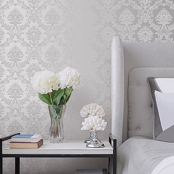 Galerie Wallcoverings Product Code SB37904 - Simply Silks 4 Wallpaper Collection - Metallic Silver Colours -  