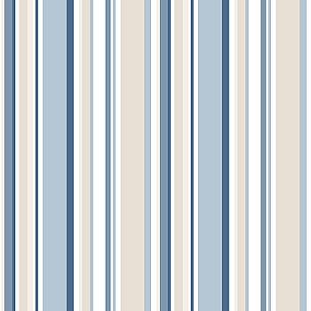 Galerie Wallcoverings Product Code SY33963 - Simply Stripes 3 Wallpaper Collection - Navy Blue Beige Colours -  