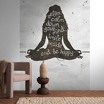 Galerie Wallcoverings Product Code WH45223M - Welcome Home Murals Wallpaper Collection - Grey, Black, White Colours -  