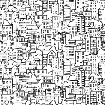 Galerie Wallcoverings Product Code WH45227M - Welcome Home Murals Wallpaper Collection - Black, White Colours -  