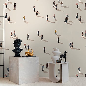 Galerie Wallcoverings Product Code WH45234M - Welcome Home Murals Wallpaper Collection - Beige, Yellow, Black Colours -  
